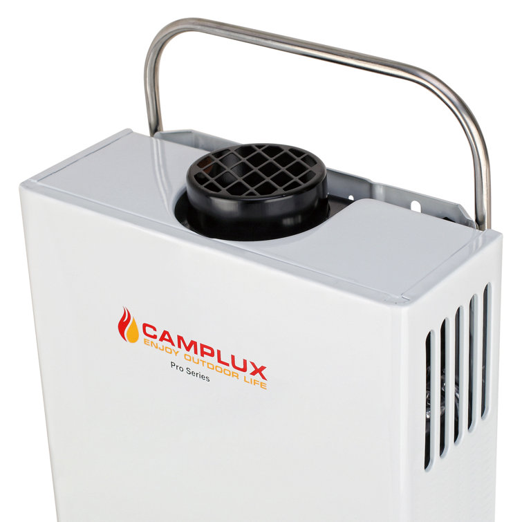 X CAMPLUX Adventures Enhanced Water Heater, 2.64 GPM Outdoor Propane G