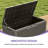 Quartey 100 Gallons Water Resistant Resin Lockable Deck Box-57482571