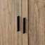 Armoire de rangement avec deux portes pour salle de bain, bureau, tablette réglable, panneau de fibres à densité moyenne-973613120