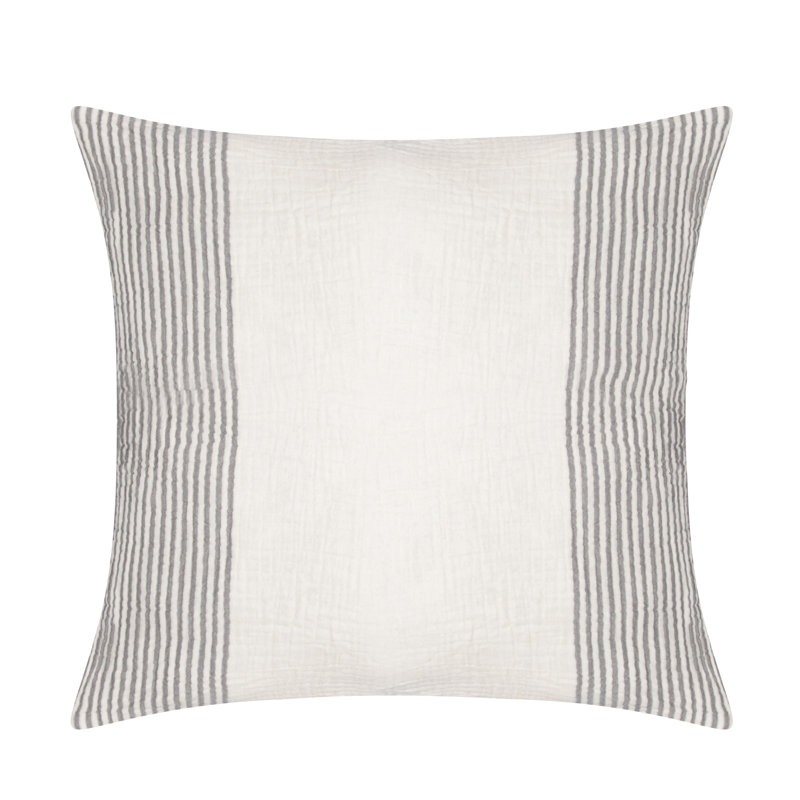 Housse de coussin Laurel, Bleu, polyester