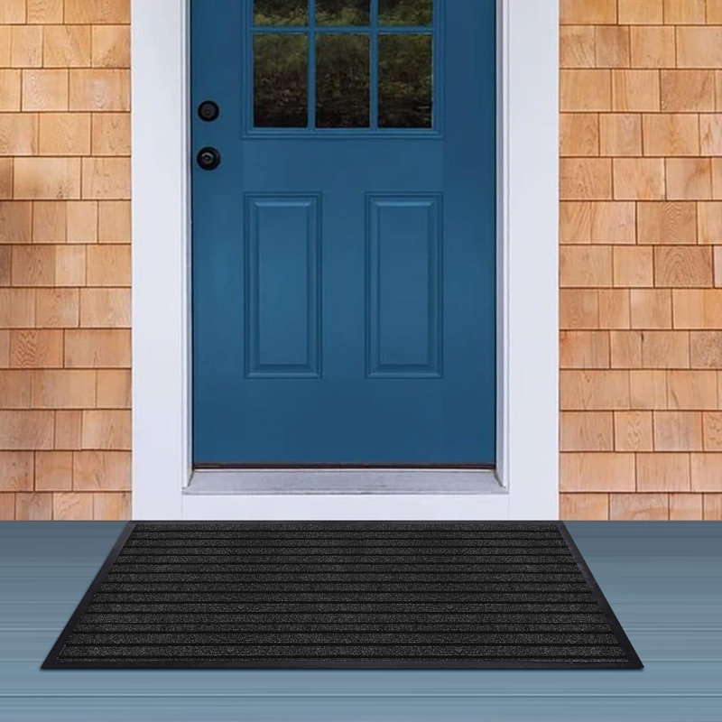 Non-Slip Indoor Doormat, Black, 80cm W x 300cm L