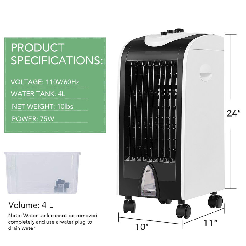 Gymax 256 Portable Evaporative Cooler