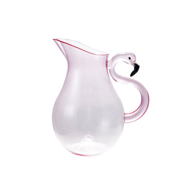 2.5-Quart Acrylic Pitcher With Flamingo Handle
