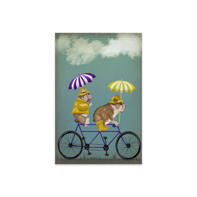" English Bulldog Tandem " by Fab Funky