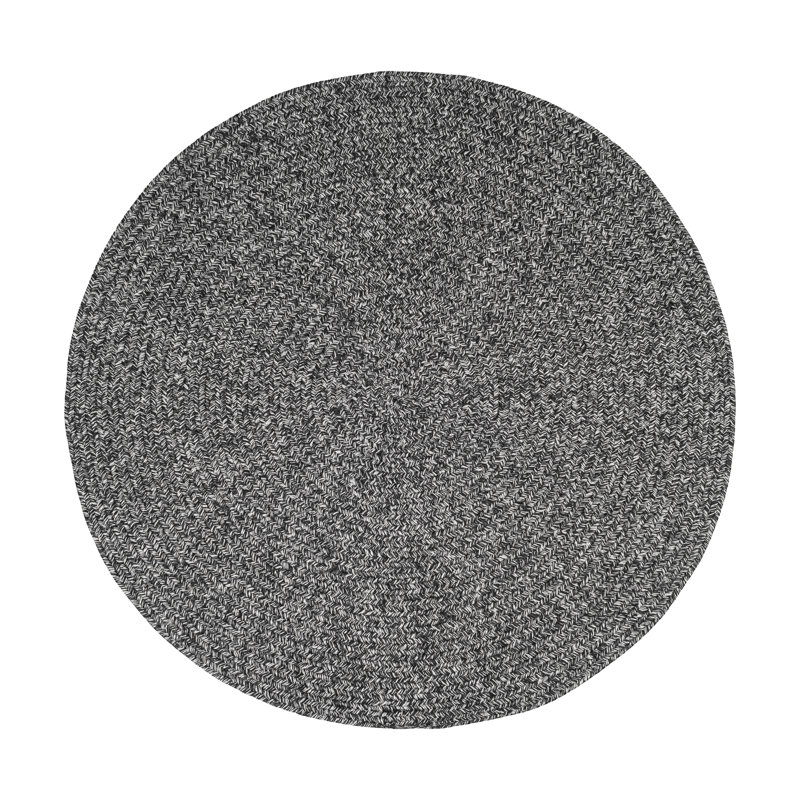 Tapis intérieur / extérieur tressé Happel Frosty, Rond 10 pi