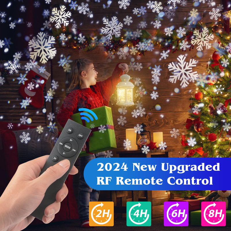 Snowfall LED Light Projector with Realistic Effects