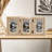 Wood Beaded 3 Slot Photo Frame