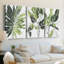 Expressive Palm I  -Custom Wrapped Gallery Canvas - 3 Pieces-2125662207