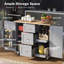 Îlot de cuisine polyvalent avec rangement abondant pour la cuisine organisée-1680964933