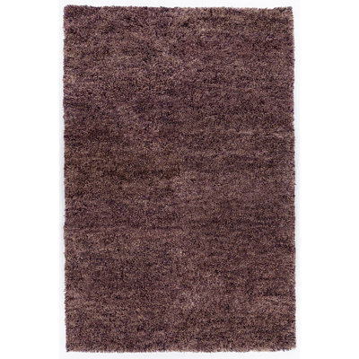 Izzie Wool Area Rug in Purple