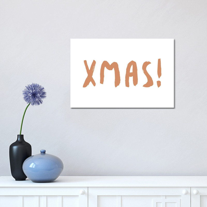 Noël! par Orara studio, reproduction d’art, H 12 po x l 18 po x 1,5 po, Toile tendue, Pas de tapis