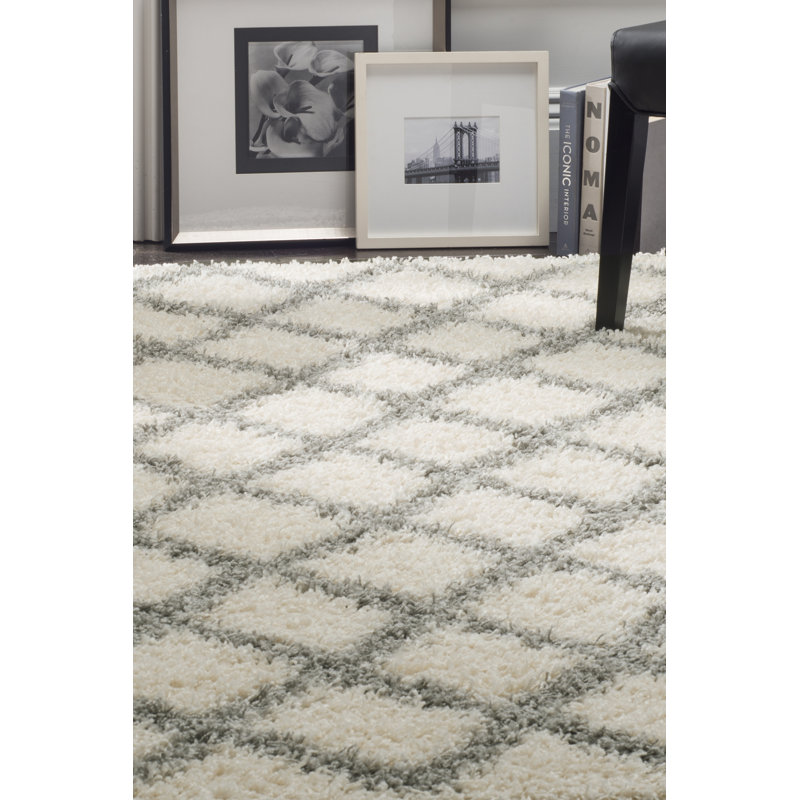 Chihiro Geometric Hand Woven Area Rug, Rectangle 155 x 229 cm