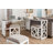 Rabeeah 72" Long Rolling Console & 3-Stool Set-2056992880