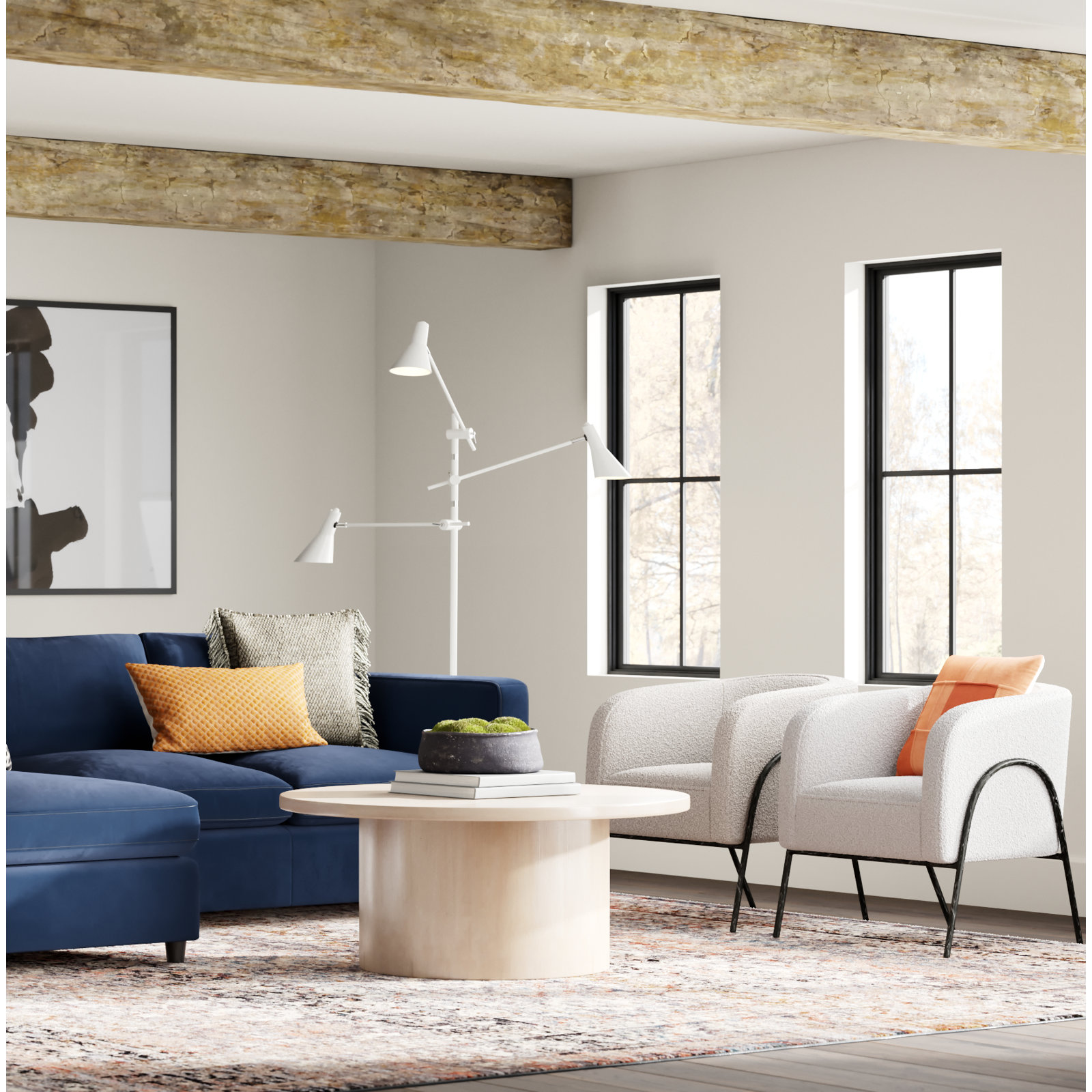 Lina Upholstered Barrel Chair