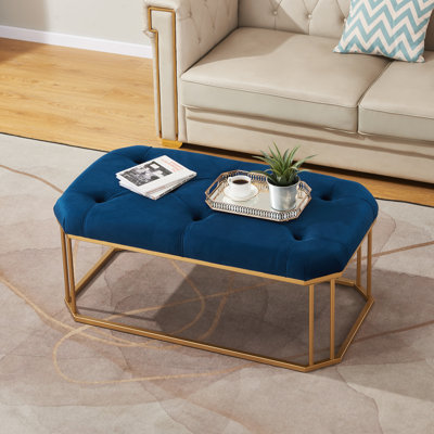 Otten Velvet Ottoman