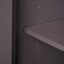 Ensemble de meuble-lavabo 24 po avec lavabo en céramique, armoire de rangement autoportante moderne avec poignées argentées, portes à fermeture douce