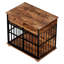 Mobilier pour cage de chien, grand meuble pour cage avec plateau pour chiens de taille moyenne-1256001875-1256001884