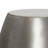 Flanigan 16"W Metal Transitional End Table with Drum Design and Honeycomb Pattern, Assembled-907000224