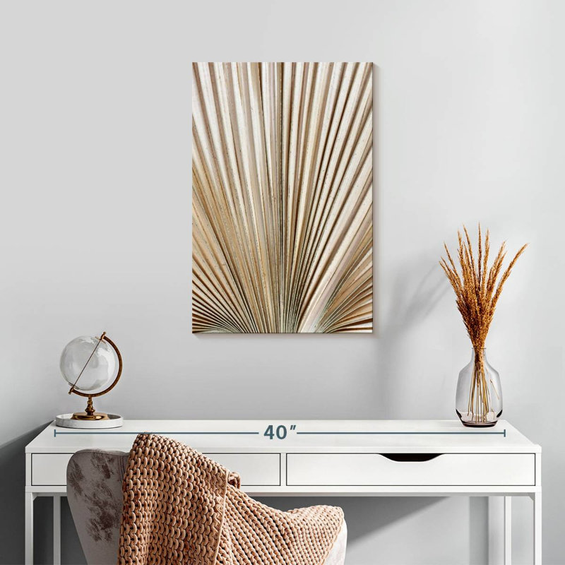 Harnek Dried Palm Leaf, 24" H x 16" W