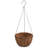 Arlmont & Co. Hanging Planters 4 Pcs With Coco Liners Black 11.8"X20.5" Steel