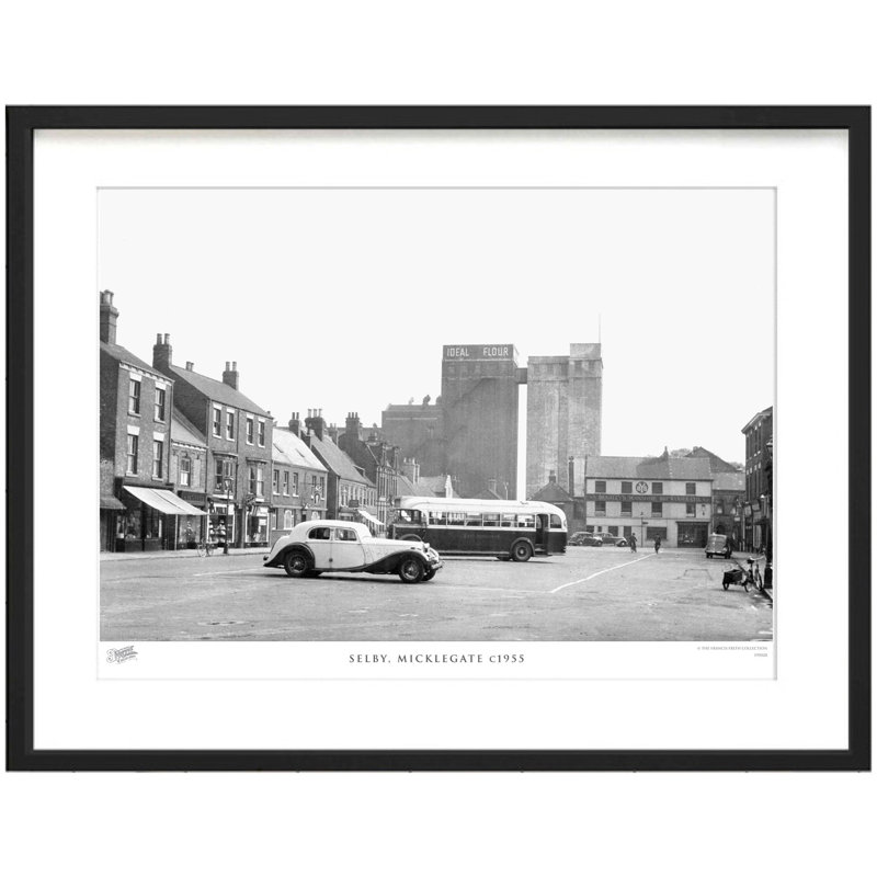 Selby, Micklegate C1955 by Francis Frith - Single Picture Frame Print, 45cm H x 60cm W x 2.3cm D