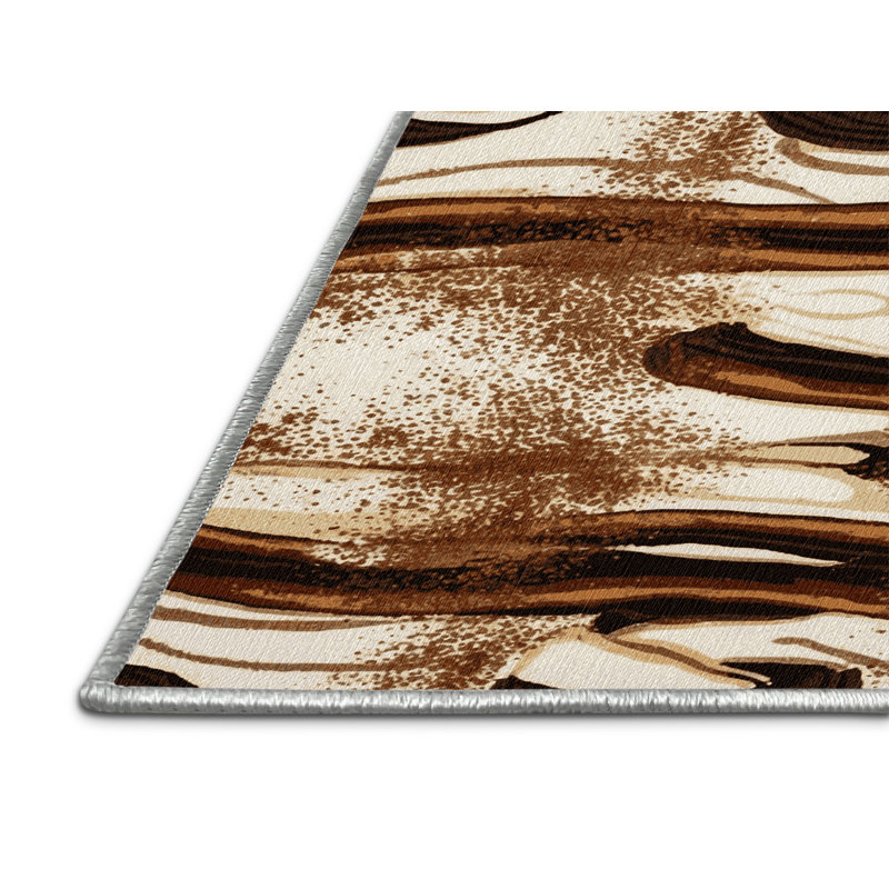  Tapis lavable Tiramisu Desserts, Carré 6 pi
