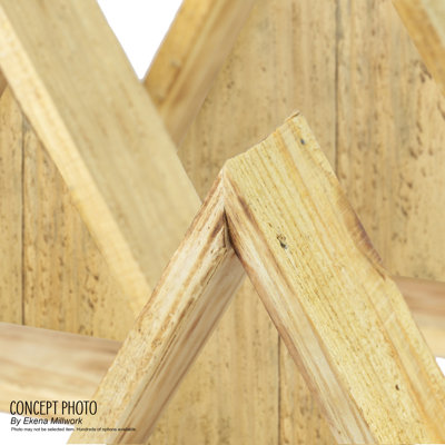1 Piece Triangle Accent Shelf