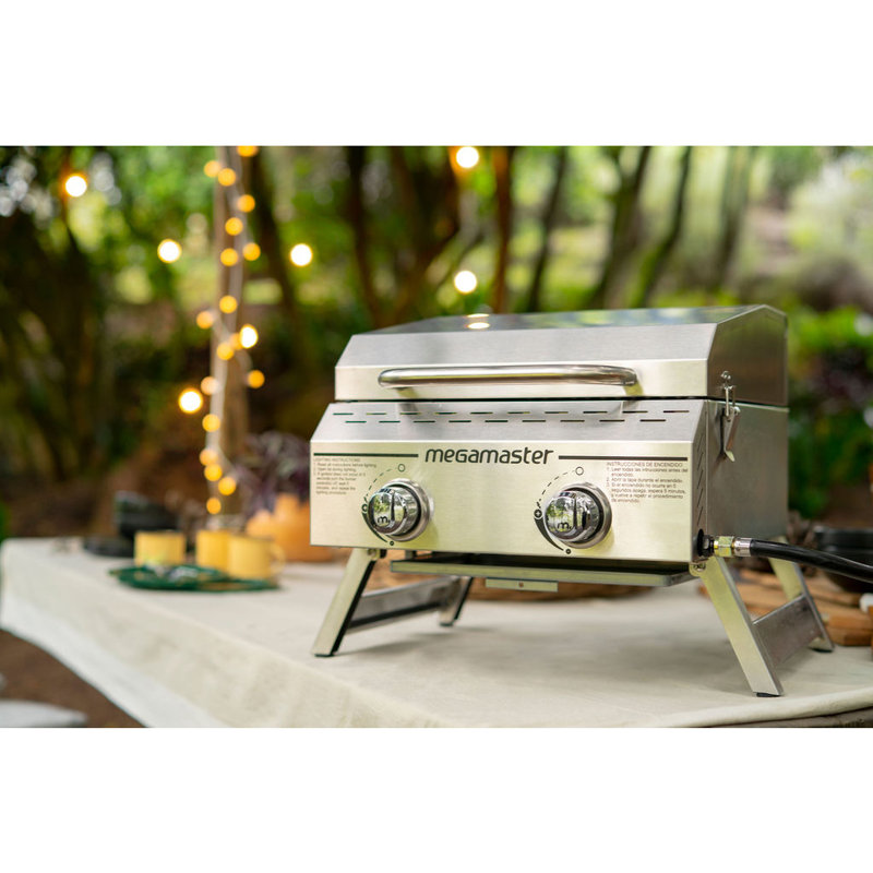 Megamaster 2 Burner Tabletop Gas Grill