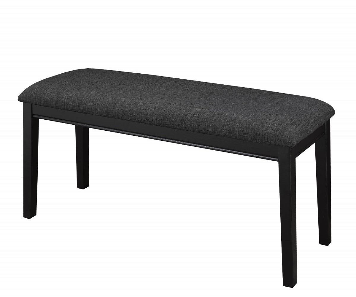 Brassex Accent Bench, Gray / Black & Reviews | Wayfair