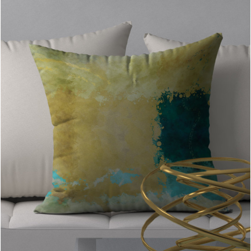 Housse de coussin carrée et insert, 18" x 18"