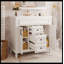 Ensemble de meuble-lavabo simple 35,90 po avec plateau Demaurio-1225814926