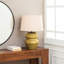 Lampe de chevet moderne en terre cuite H 22 po Patriana