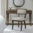 Marie Brown Upholstered Split-Back Dining Chairs with Curved Wood Frame-113397433