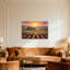 «Landscape & Nature Sunset Vineyard Landscape», reproduction d'art-1732325544