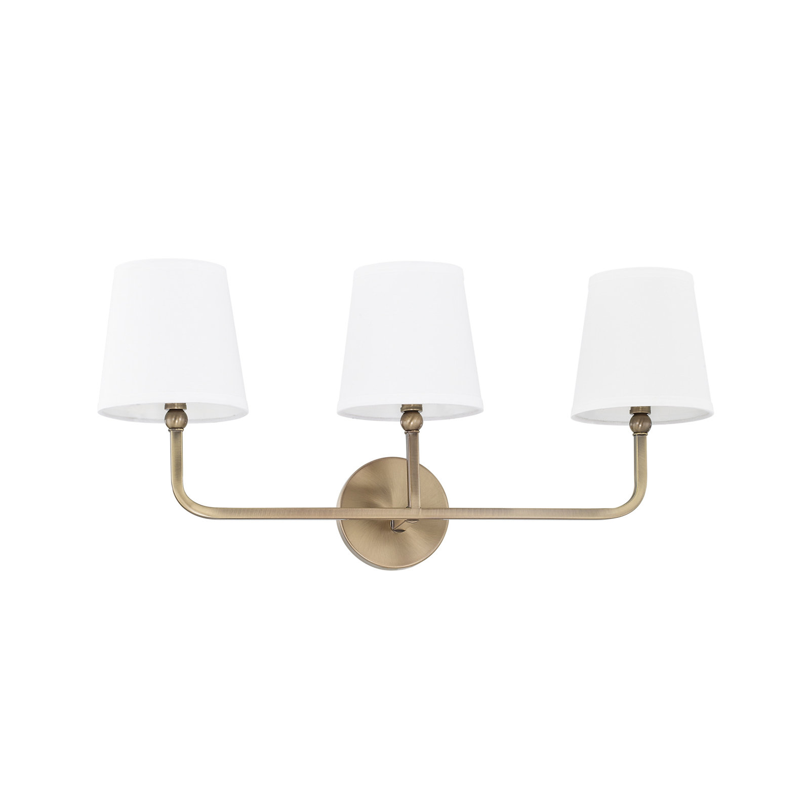 Climsland Dimmable Vanity Light, Aged Brass, 3
