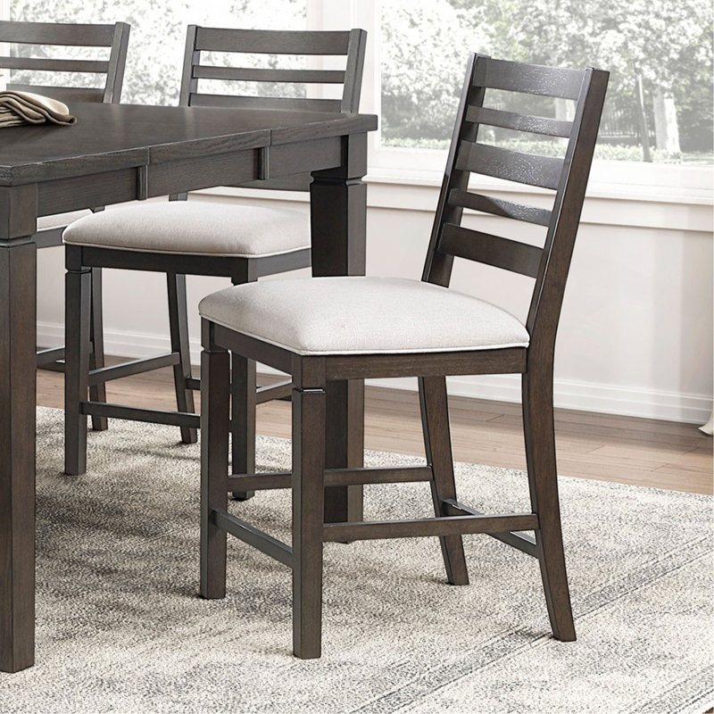 Ensemble de salle à manger de style classique avec table à finition espresso foncé et rallonge et chaises