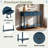 35.36" Modern Console Tablee, Slim Entryway, Sofa & Hallway Accent Table for Living Room-119838326
