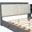 Gray Full Size Wood Bed With Storage Headboard, 2 Drawers, Pine + And Comfortable Sleep Surface Headboard Shelves High - Load Capacity Construction-1094041624