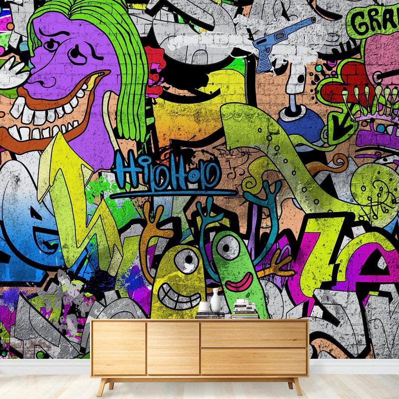 Peinture murale vibrante Graffi Street Paint, L 100 po x l 144 po