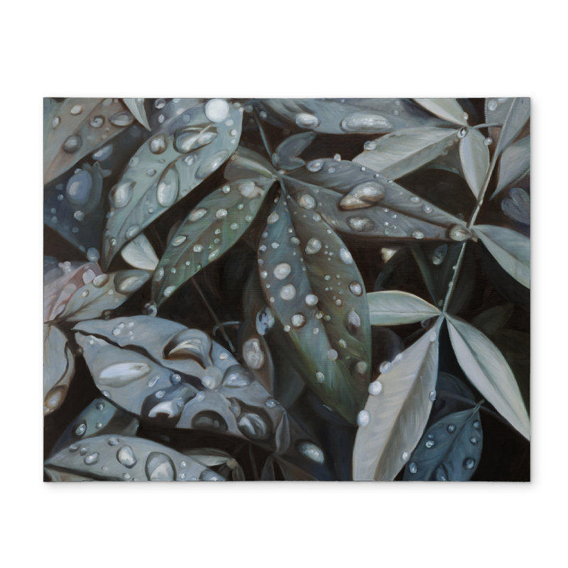 Napperon Leaves After Rain | Décoration de salle de bain botanique