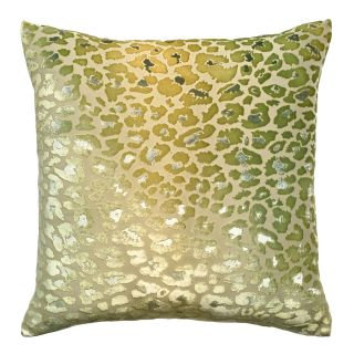 Leopard Square Velvet Pillow, Square 18"H x 18"W, Leopard Ice