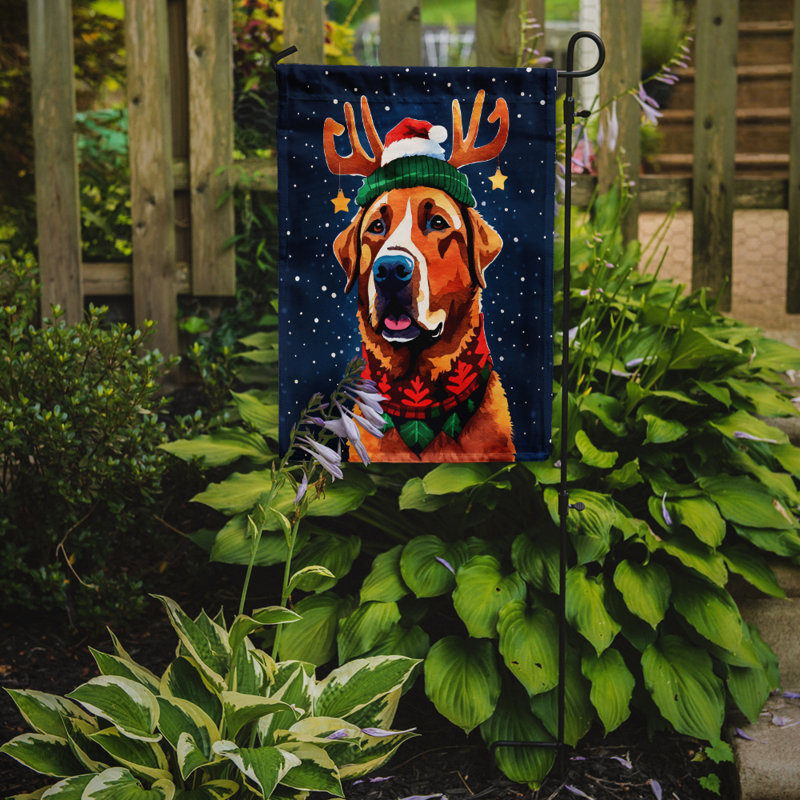 Drapeau de jardin en polyester , H 15,5 po x l 11,25 po