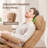 Lullacloud Manual Nursery Glider Chair With Multi Position Armrests And Adjustable Headrest - Brown-126486574