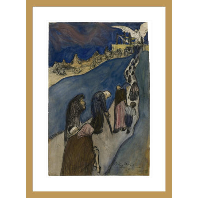 «The End of the Road» (Au bout de la route) par Pablo Picasso, impression giclée encadrée