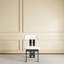 Ensemble de 2 chaises de salle à manger modernes, revêtement en velours pur et structure en bois massif, chaises de cuisine à dossier vertical pour salle à manger