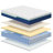 Nautica Hybrid Mattress: Comfort Latex Foam Layer with Bonnell Support Coil Spring Base-111124100-111124096
