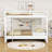 Queen Over Queen Bunk Bed With Ladder-690997031