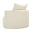 Leander Linen Swivel Barrel Chair-68020435