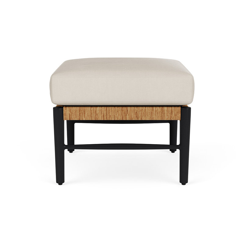 Galloway Outdoor Ottoman, Decorline Natural