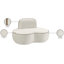 Chaise rembourrée en velours Swerve-1425424402